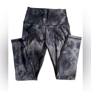 ZYIA Black Active tie-dye Leggings